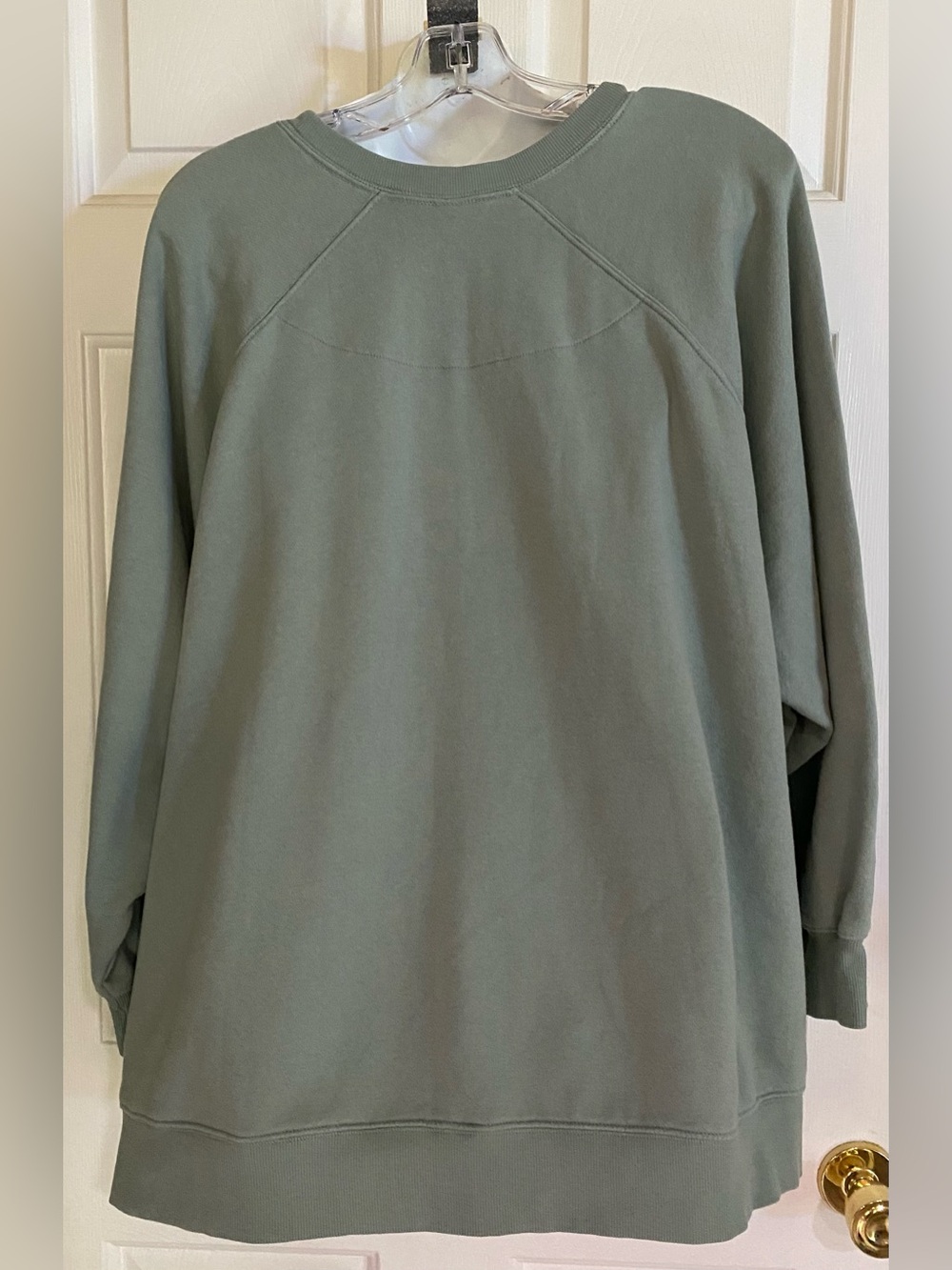 Old Navy-Classic ladies Crewneck Sweatshirt - Sage Green Size 3X